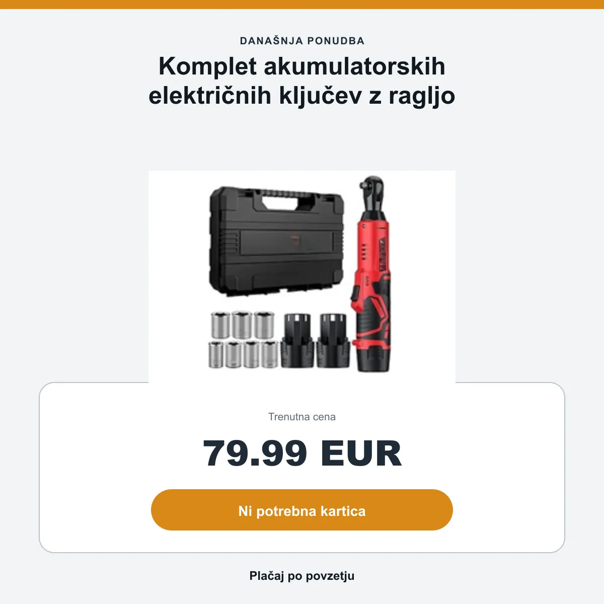 Povzetek ponudbe: 79,99 €