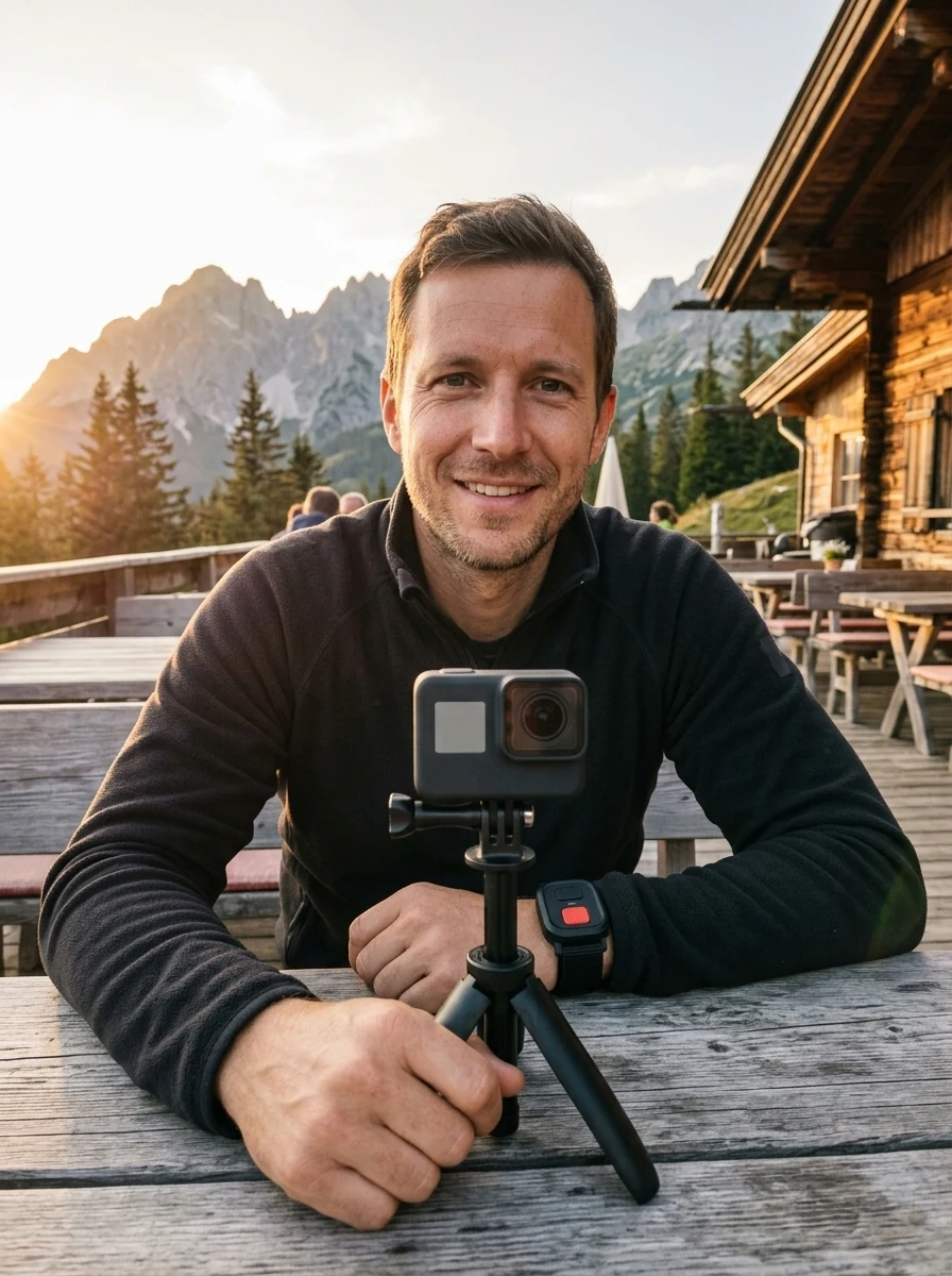 Akční kamera 4K: Na kole a při běhu