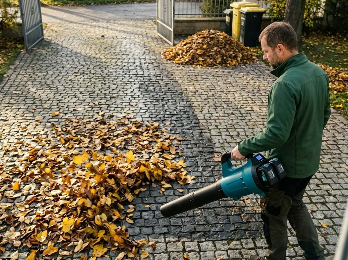 Aku foukač na listí PRO: dva akumulátory v balíku