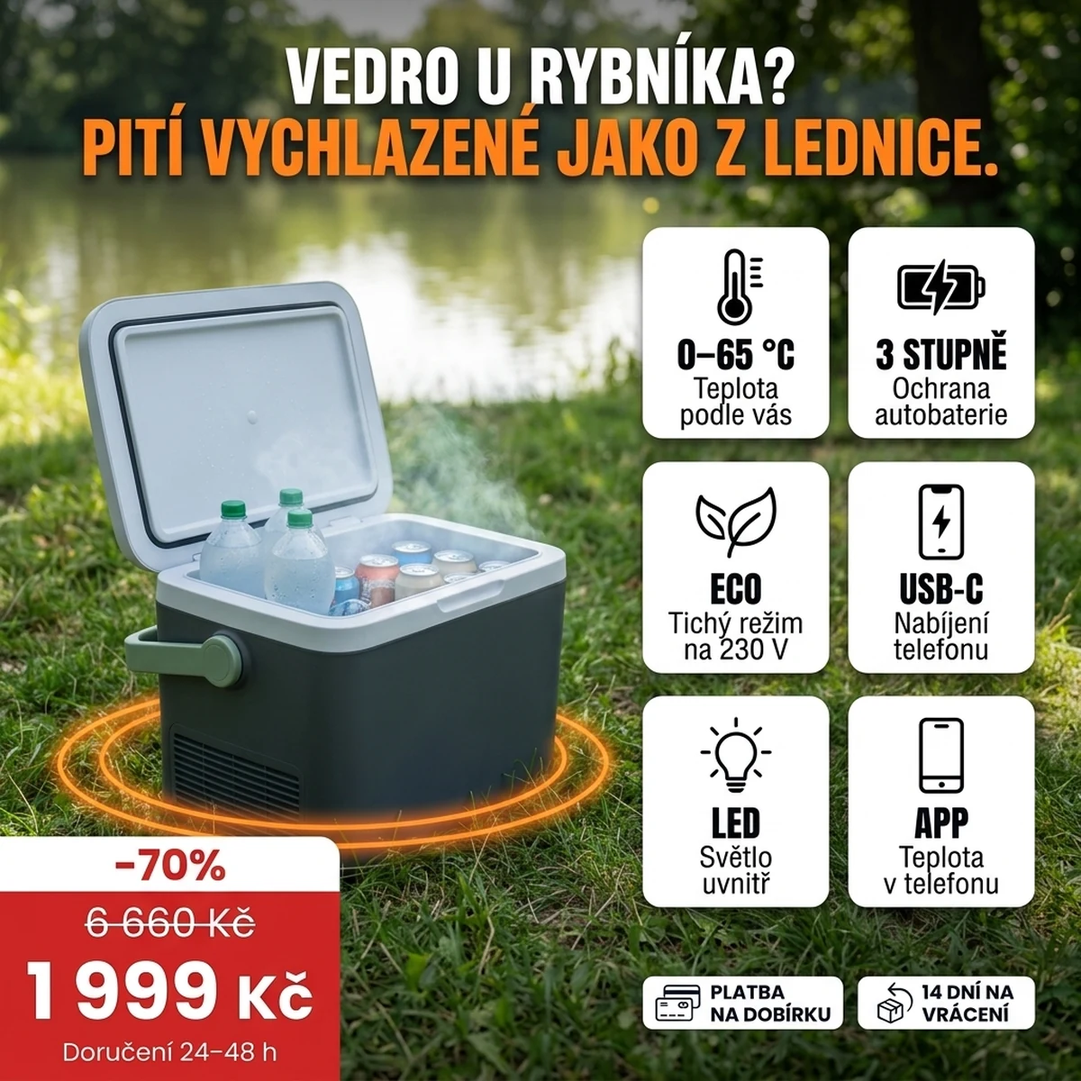 Autochladnička PRO: hlavní vlastnosti na kartách a akční cena