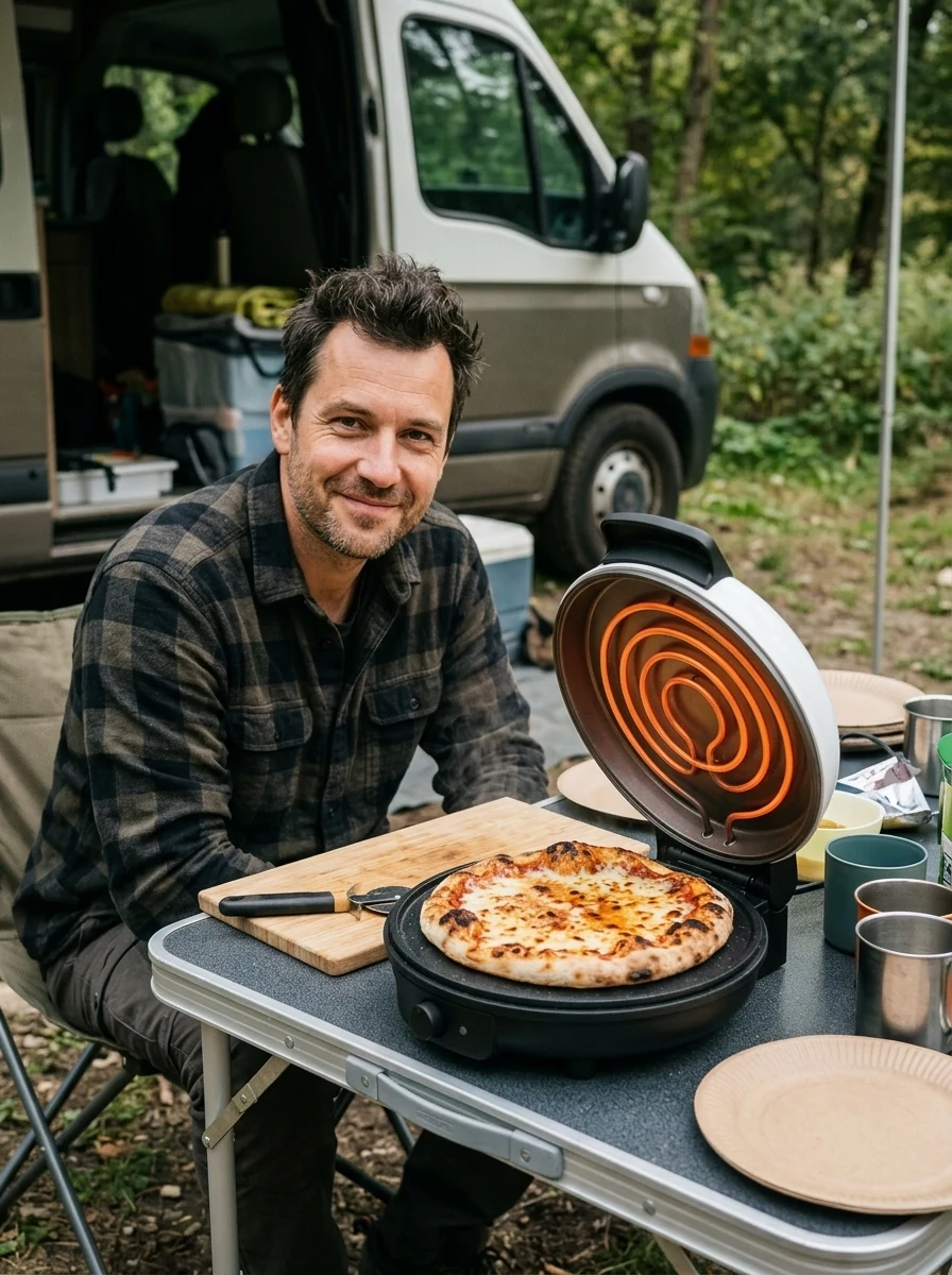 Elektrická pec na pizzu: Malá kuchyň