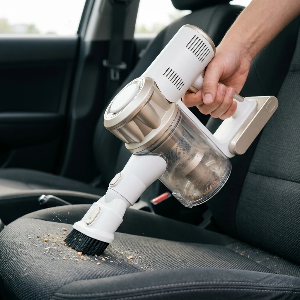 Tyčový vysavač 4 v 1: gauč a auto