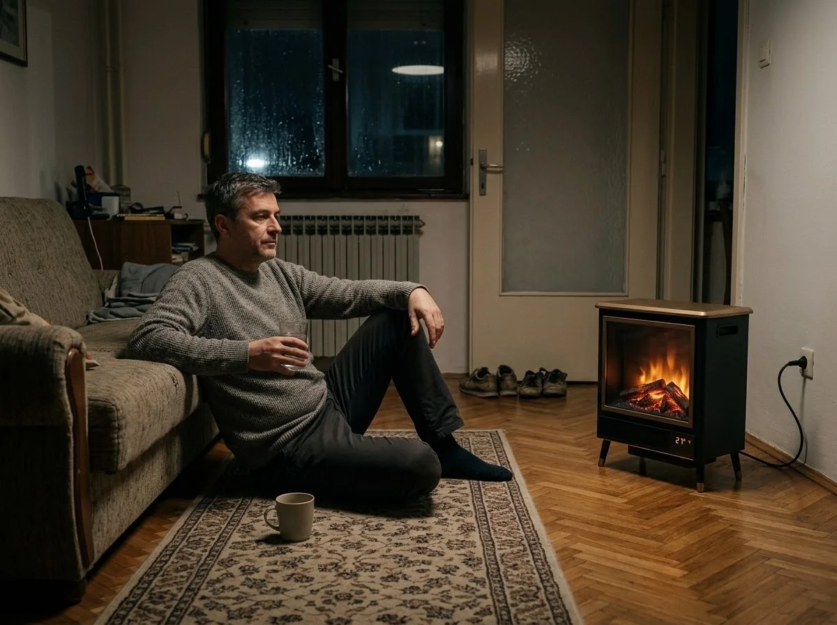 Kasna večer, samo plamen