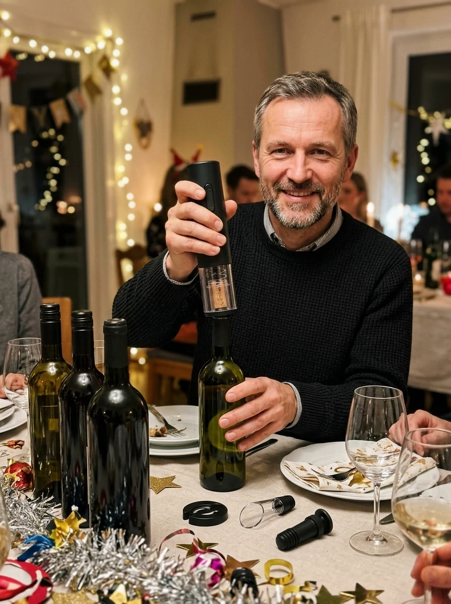 Električni otvarač za vino: Zabava u dvorištu