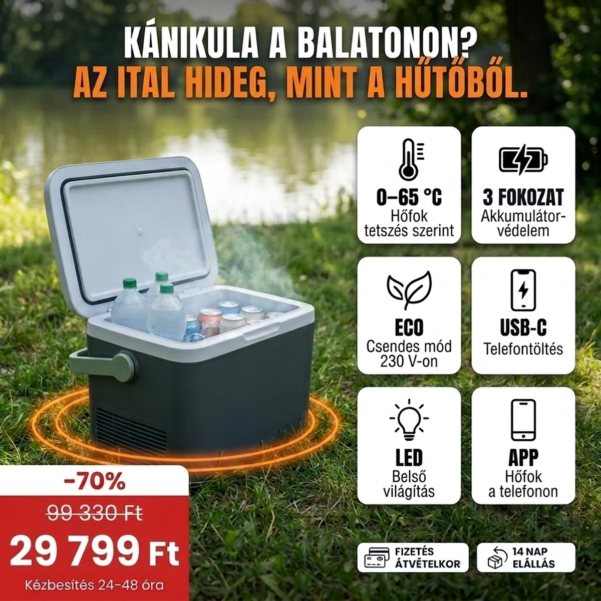 Autós hűtőláda PRO: a fő jellemzők kártyáin, akciós árral