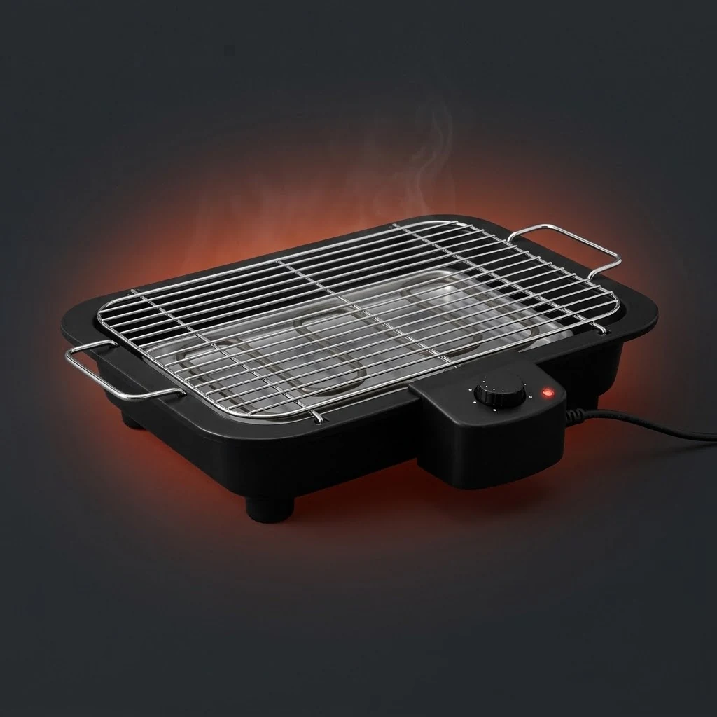 Elektromos grill PRO: kempingbe és lakókocsiba
