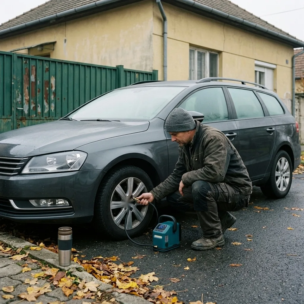 Kompresor samochodowy PRO: do materaca i basenu