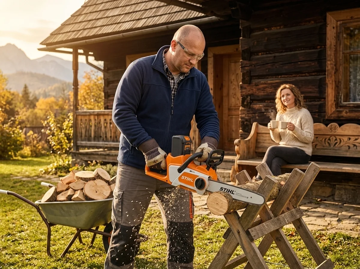 Popołudnie na Podhalu, kawa na ganku