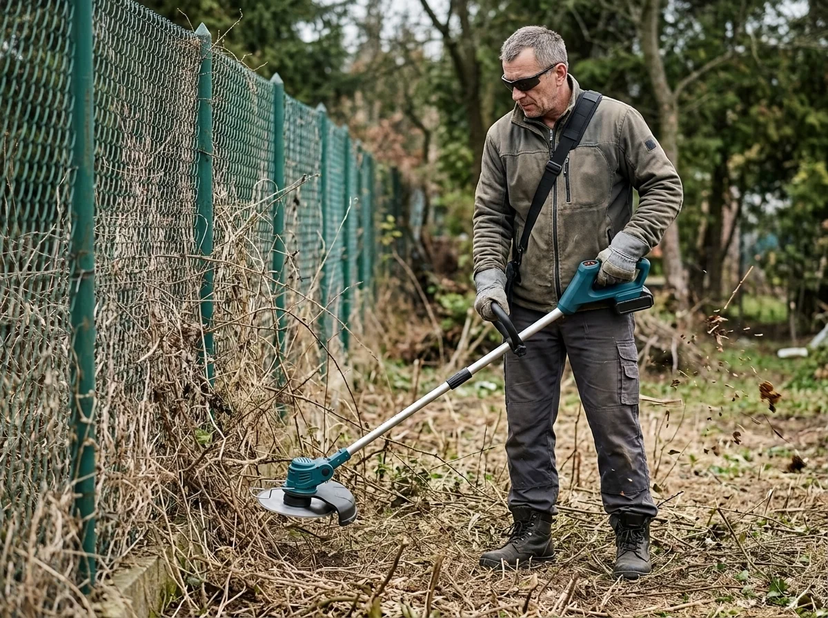 Podkaszarka akumulatorowa PRO: kosisz także po rosie