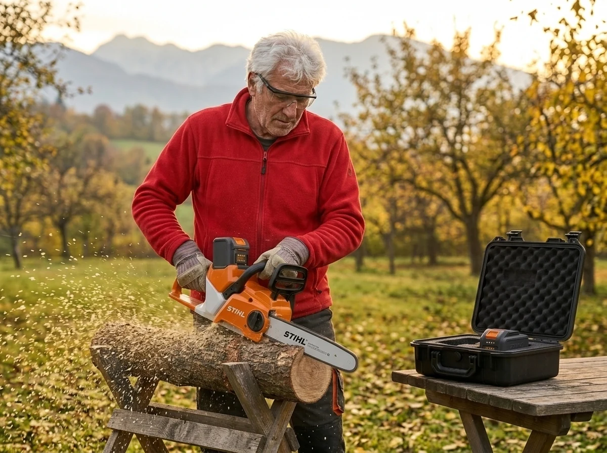 Motorna žaga PRO: Obrezovanje in neurje