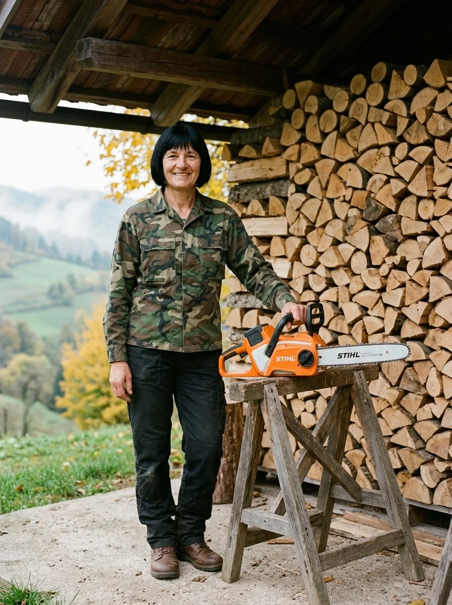 Motorna žaga PRO: Drva za peč