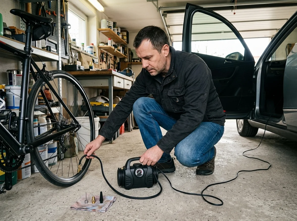 Bicykel v garáži