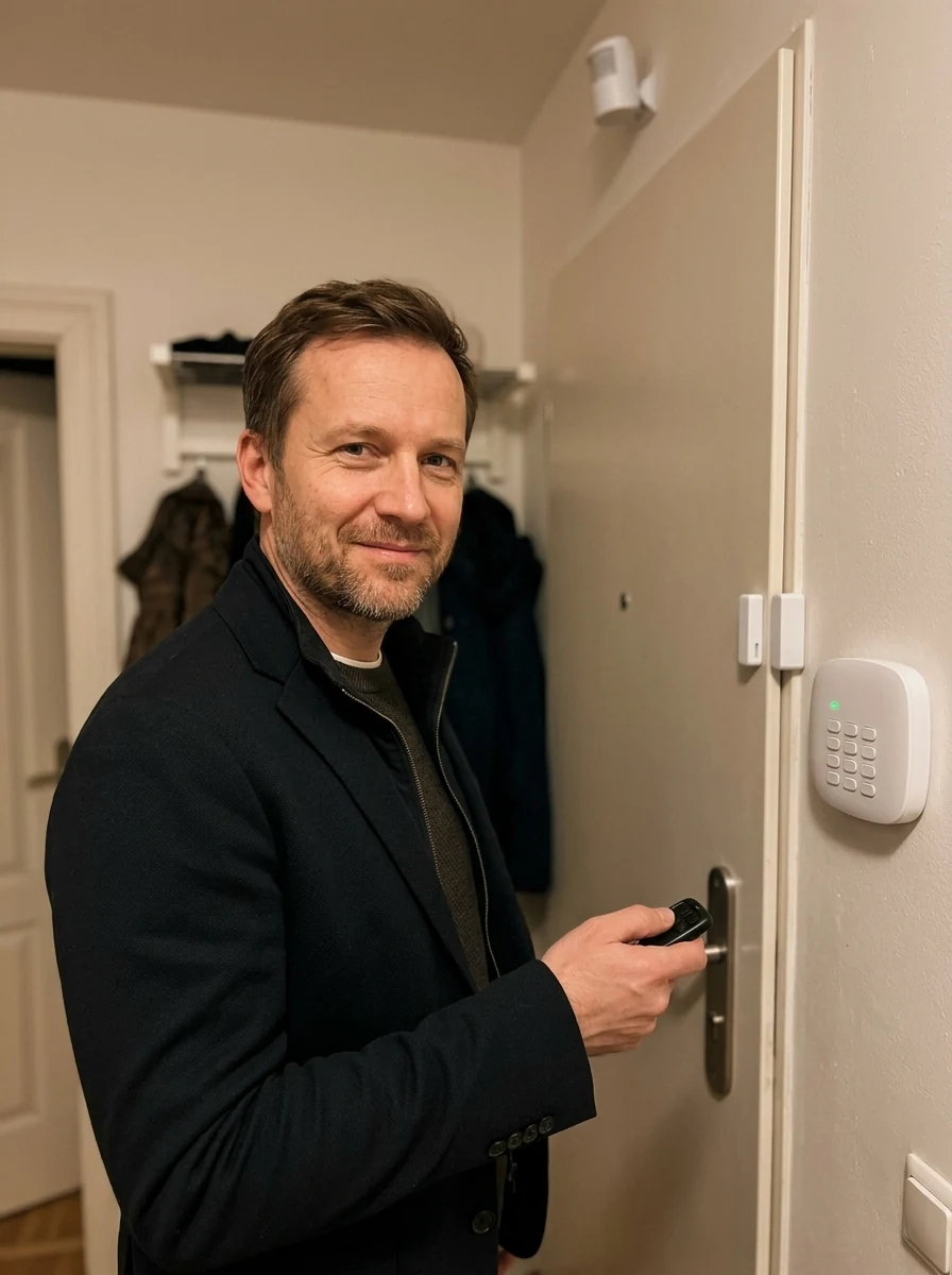 Bezdrôtový GSM alarm: Chata