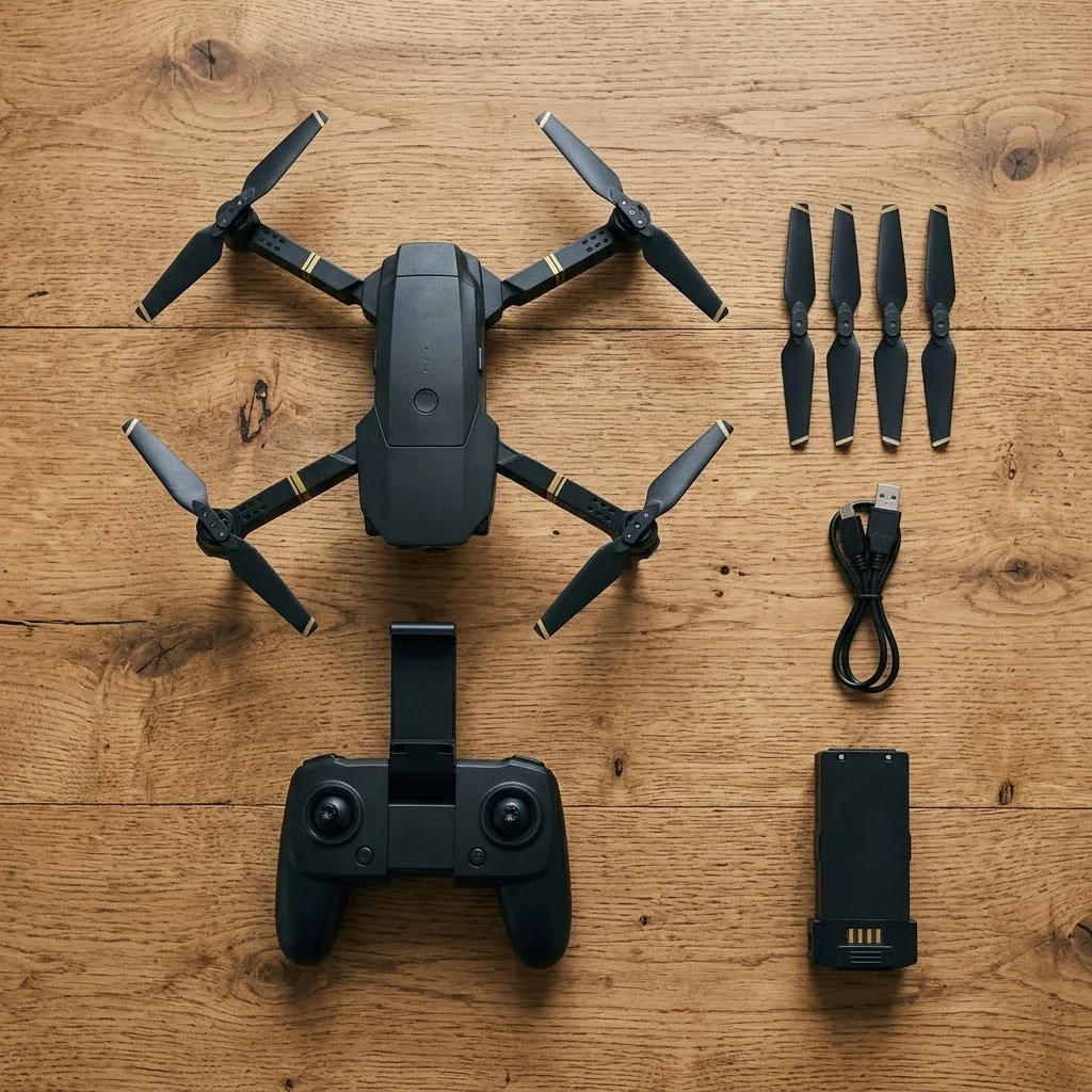 Skladací dron PRO: Zložený do vrecka